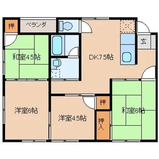 伊藤アパート【201号室】の間取り