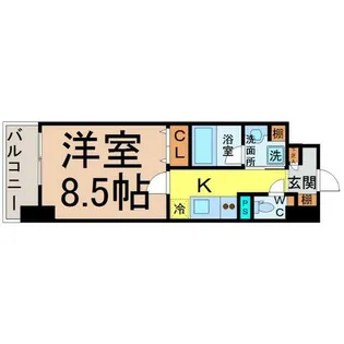 ヴェーラカーサウルバーナ【3階】の間取り