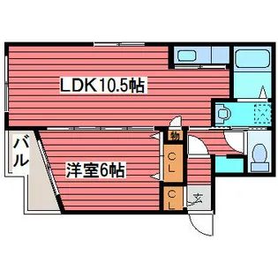 COG福住【2階】の間取り