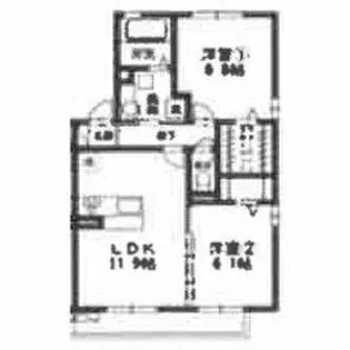 アヴァンセ和泉中央 A棟 A【1階】の間取り