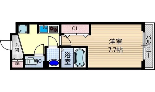 MASU no 茨木【207号室】の間取り