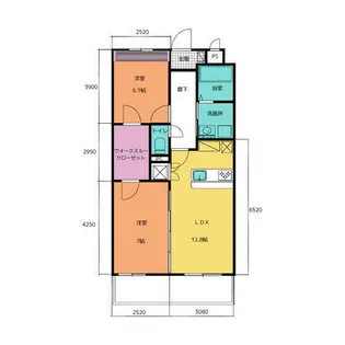 ルミエール【102号室】の間取り