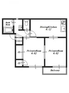エトワールエイワ【2階】の間取り