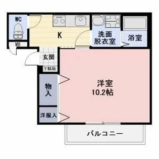 Surplus 葵【1階】の間取り