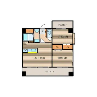 コートK7.【805号室】の間取り