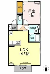 シエルコートIII【1階】の間取り