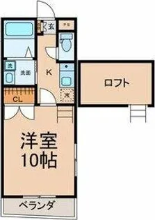 Bell 柴金【2階】の間取り