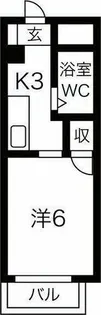 ボヌール絆【2階】の間取り