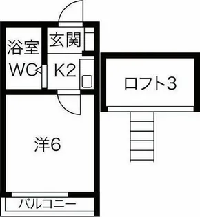ボヌール絆II【2階】の間取り
