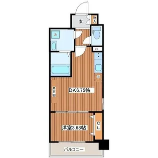 メルベージュ布施【8階】の間取り