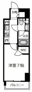 パークリュクス大阪天満【12階】の間取り