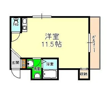 トリアード【3階】の間取り