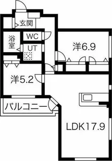 ルース【1階】の間取り