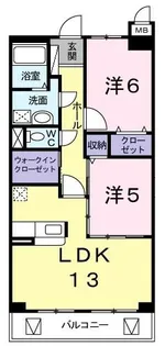 グランド・サン・フローラM【2階】の間取り