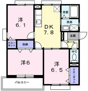 パークウエスト 2【1階】の間取り