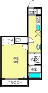 Y’sコート【101号室】の間取り