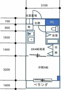 ランドビル本陣【10階】の間取り