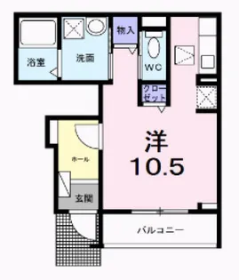 アザレアツインズ【1階】の間取り
