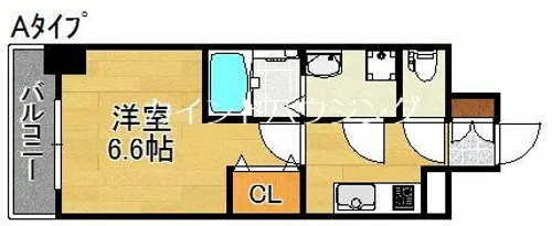 RaysProduct西住之江adamU【4階】の間取り