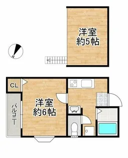 ブロアコート美野島【202号室】の間取り