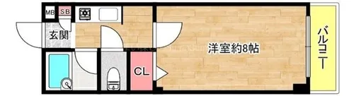 Lilac PartⅢ【303号室】の間取り