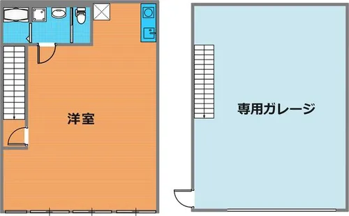 (仮称)東灘高架下ガレージハウス【B-1号室】の間取り