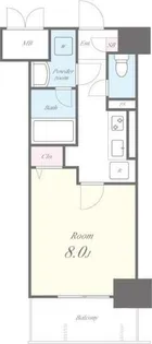 メイプル岩塚本通【5階】の間取り