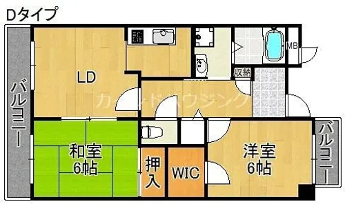 メゾン ド グラシア【2階】の間取り