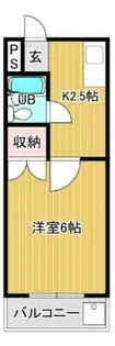サンロワール北野田【201号室】の間取り