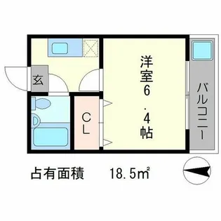 森マンションVI【2階】の間取り