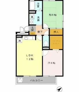 兵庫県三木市大村【アパート】の間取り