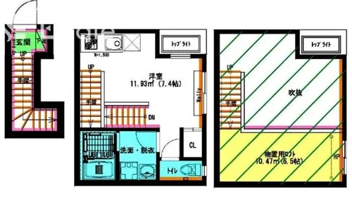 Thyme one【203号室】の間取り