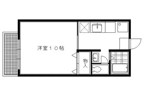 ポエム1番館【2階】の間取り