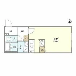 GVIVRE東別院【1階】の間取り