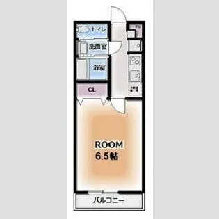 ラ シャルール千成【1階】の間取り