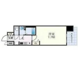 プレサンス東別院駅前Ⅱ【5階】の間取り