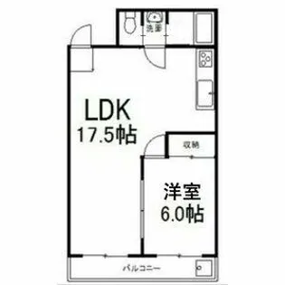 第三和光ビル【6階】の間取り