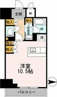 カスタリア栄【13階】の間取り