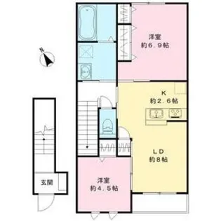 トレネオコーポ【2階】の間取り
