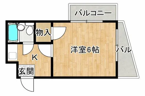 クリーンハイツ【5階】の間取り