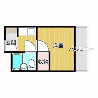 アンフィニィ・西河原【1階】の間取り