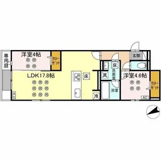 イゾラ【1階】の間取り