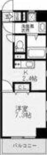 NYCマンション【6階】の間取り