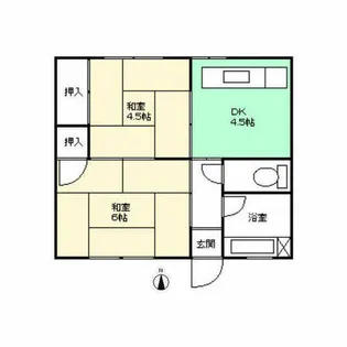 幸貴荘【1階】の間取り
