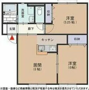 サンビレッヂさくら B【202号室】の間取り