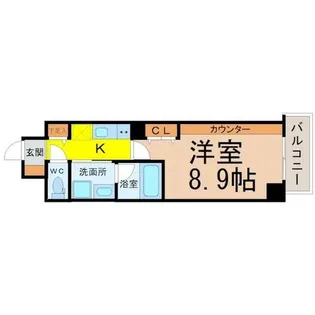 ロイヤルスクエア徳川【6階】の間取り