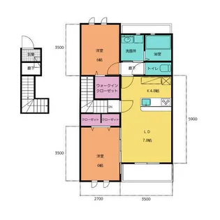 ボニータ【203号室】の間取り