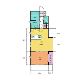 Proud【102号室】の間取り
