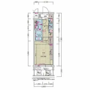 大阪府東大阪市長田西4丁目【マンション】の間取り