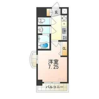 Luxeなかもず【5階】の間取り